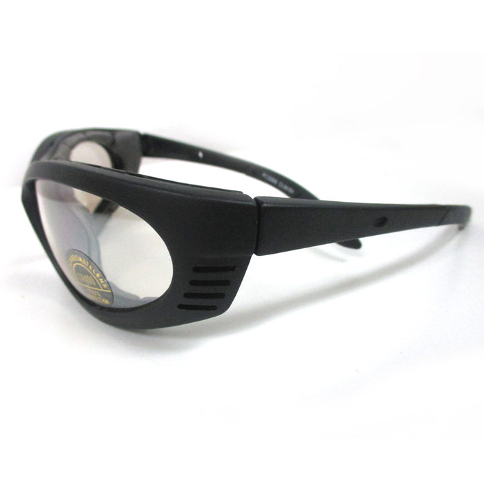 1 Wind Resistant  Motorcycle Riding Sunglasses UV 400 Day Night Sports Glasses !
