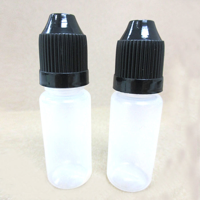 40 Pc 10ml  Empty Dropper Bottles Squeeze Eye Juice Liquid Bottle Plastic
