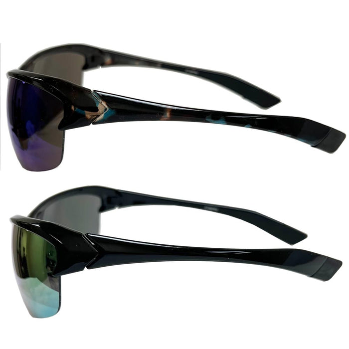 Cycling Sunglasses Sports Glasses Men Black Blue UV400 Bike Driving Lens Outdoor