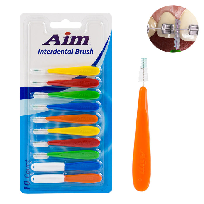 30Pc Professional Interdental Slim Brush Dental Cleaners Tight Teeth Mouthwash !