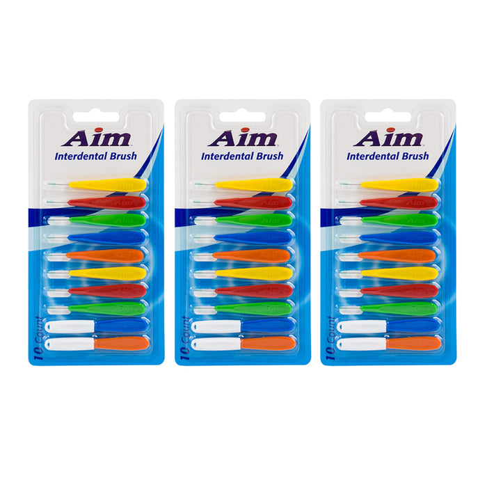 30Pc Professional Interdental Slim Brush Dental Cleaners Tight Teeth Mouthwash !