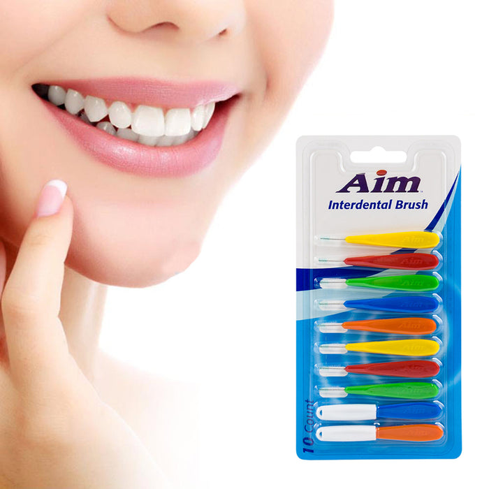 30Pc Professional Interdental Slim Brush Dental Cleaners Tight Teeth Mouthwash !