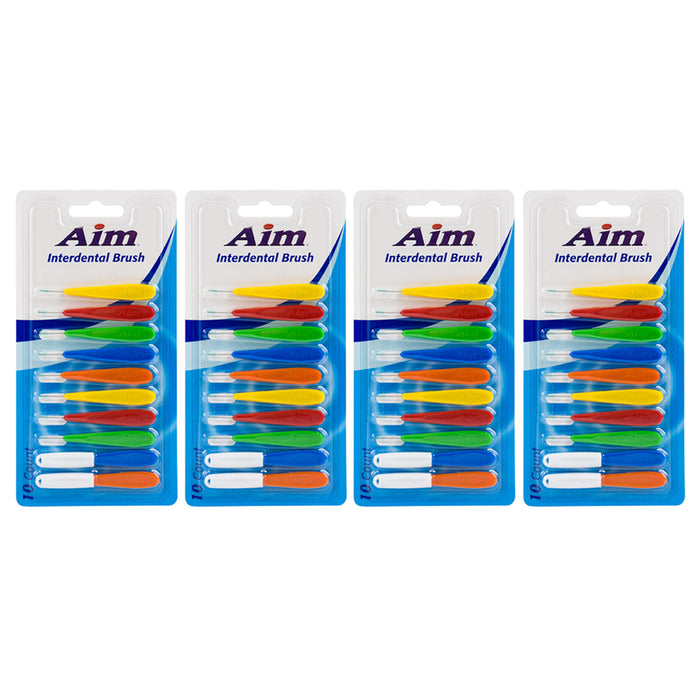40Pc Interdental Brushes Dental Brush Floss Braces Bridges Tight Teeth Mouthwash