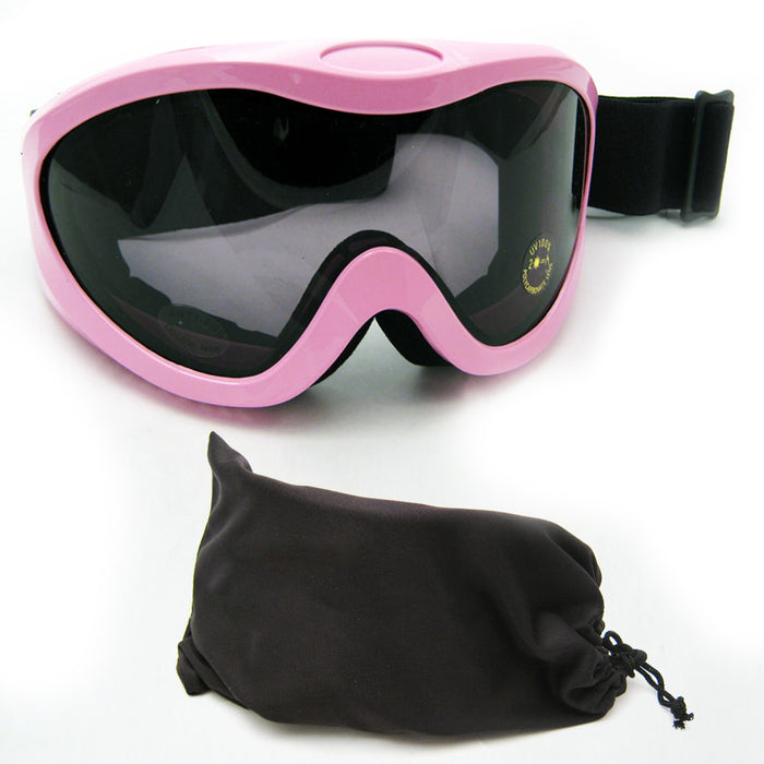 Pink Ski Goggles Snowboard Glasses Skiing Sun Sports Adult Womens Lens Snow New