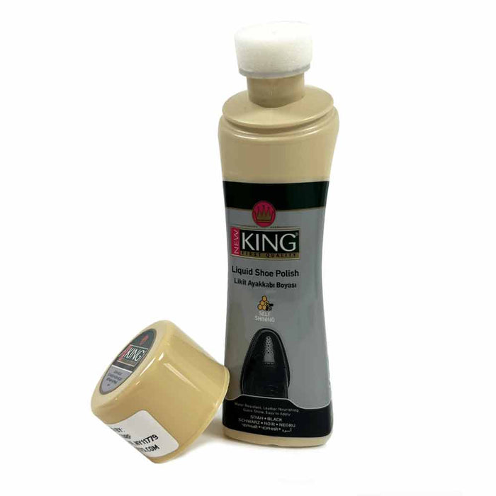 2 Pack Instant Shine Shoe Polish Black Liquid Sponge Top Leather Boots Top 5oz