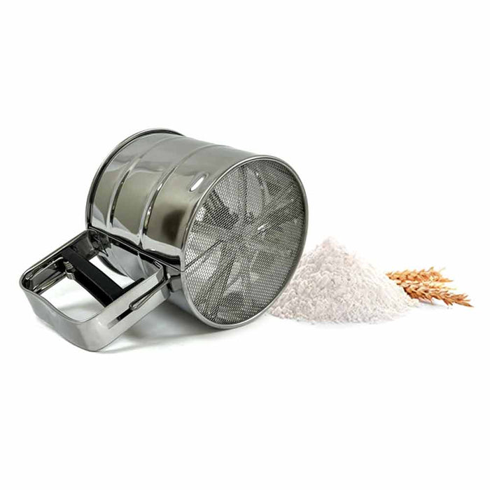 3 Cup Stainless Steel Flour Sifter Chef Craft Baking Mesh Powdered Sugar Sifter