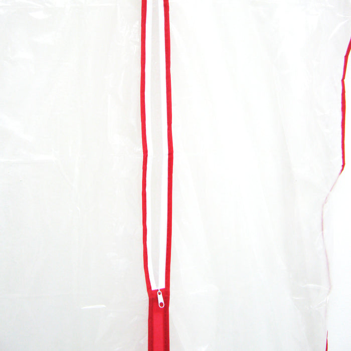 6X Clear Foldable Garment Bags 34" Suit Dress Jacket Cover Zipper Storage Travel