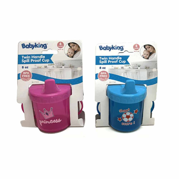 Twin Handle Spill Proof Baby Cup Sippy Cup No Spill BPA Free 8oz 6m+ Toddler