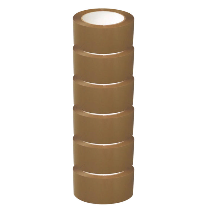 6 Rolls Sealing Tapes Packaging Box Carton Shipping Size 2" X 55 Yards Packing