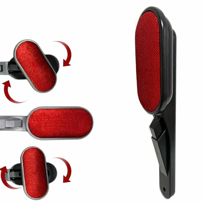 4 Pack Reusable Lint Brush Pet Hair Swivel Head Fuzz Dust Remover Magic Lint