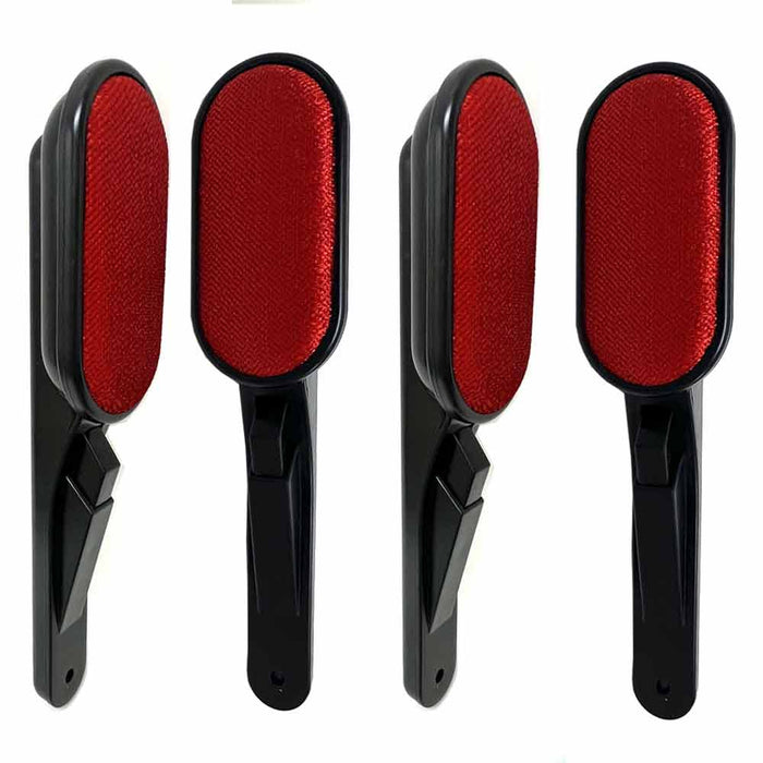 4 Pack Reusable Lint Brush Pet Hair Swivel Head Fuzz Dust Remover Magic Lint