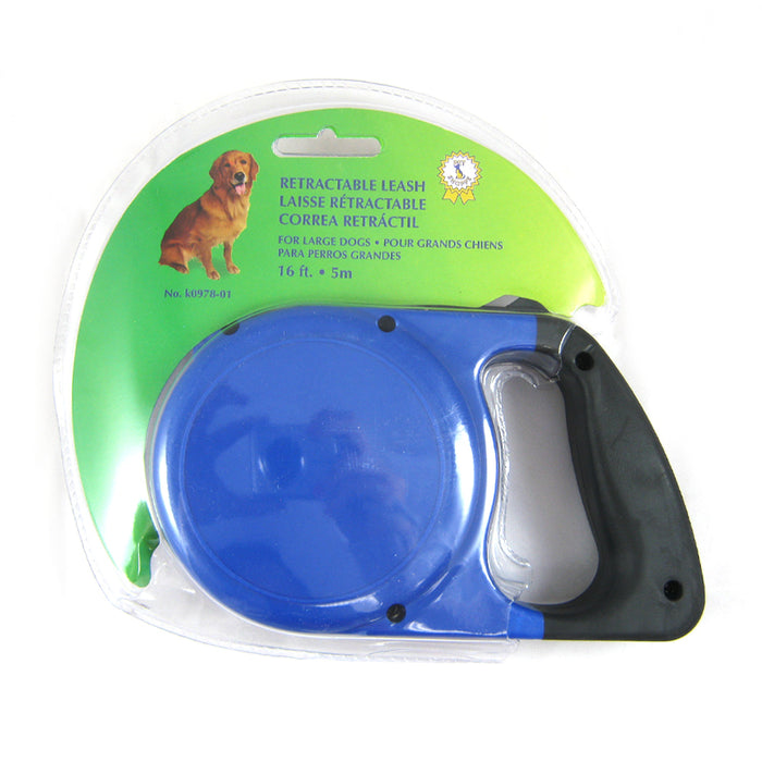 16 Ft Retractable Dog Leash Extending Lead Leash for Medium Large Dogs Pet Auto