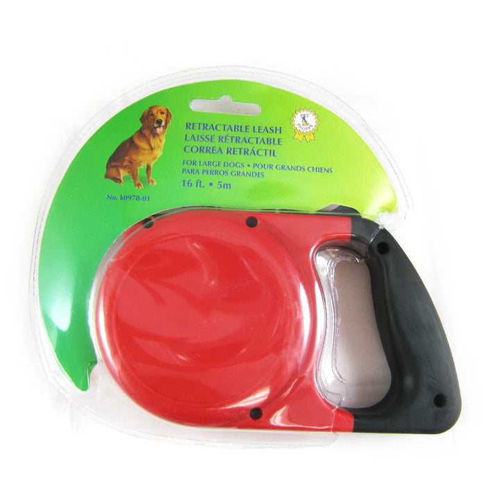 16 Ft Retractable Dog Leash Extending Lead Leash for Medium Large Dogs Pet Auto