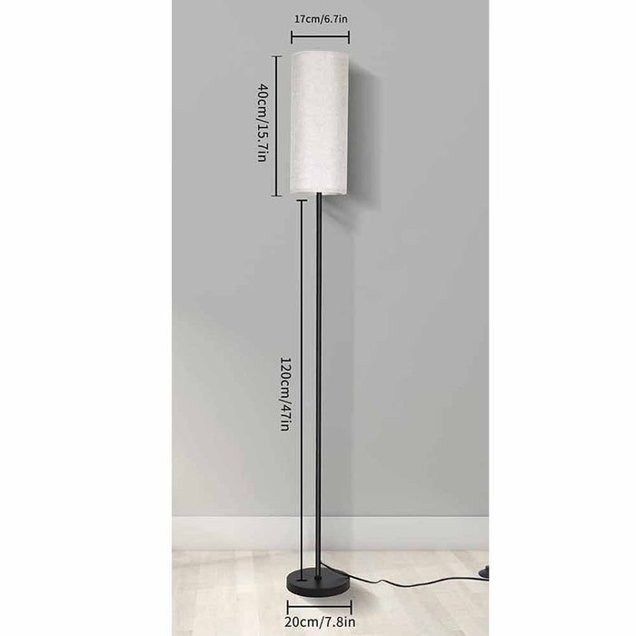 Dimmable Floor Stand Lamp With Remote Control Foot Pedal Switch Modern Lamp 64"