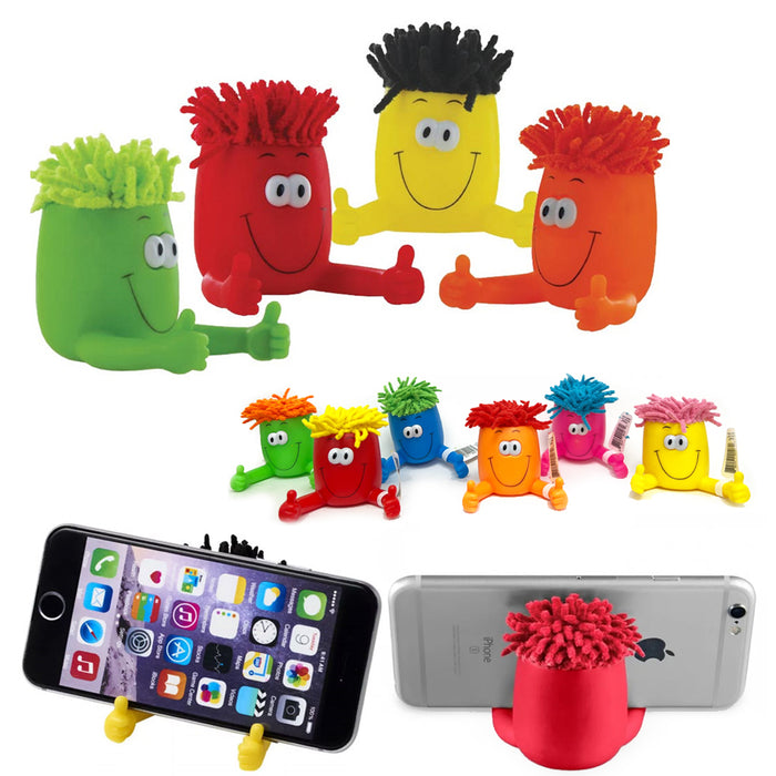 1 Pc Cell Phone Stand Mop Topper Squeeze Stress Reliever Universal Mobile Holder