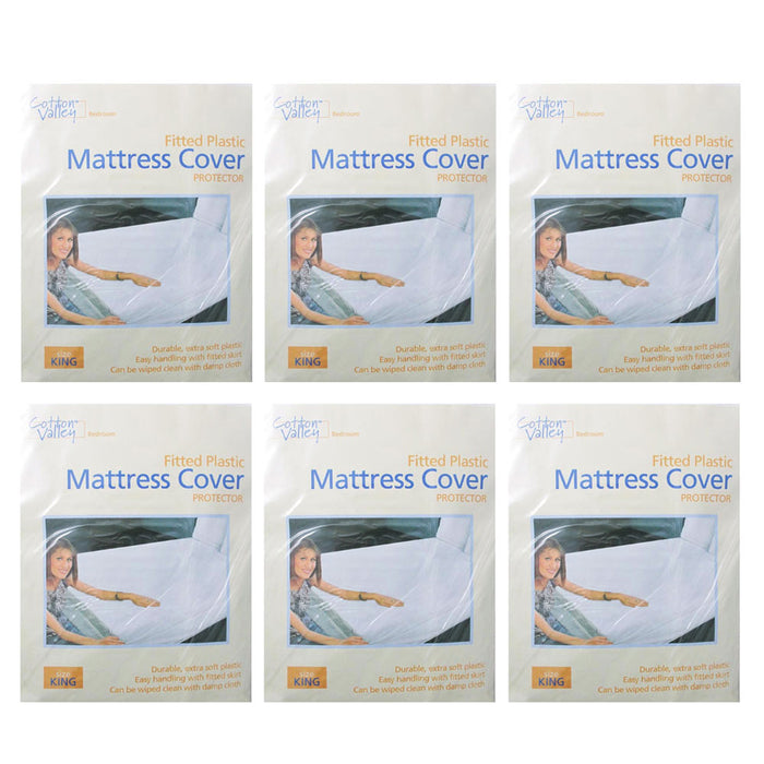 6 King Size Waterproof Mattress Protector Soft Zipper Fitted Cover Bed 75"X67"