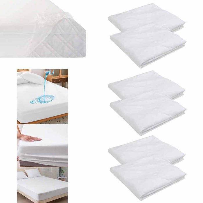 6 Premium Queen Size Mattress Soft Protect Waterproof Fitted Bed Cover Anti Dust
