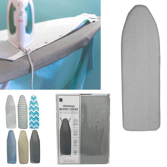 1 x Standard Ironing Board Cover Pad Scorch Heat Resistant Silicone Coated 54"