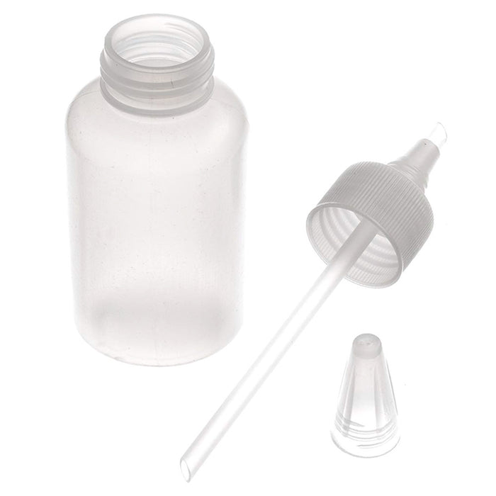 2 Pack Snifter Bottles Gold Panning Heavy Duty Plastic w/ Nozzle Mining Outdoors