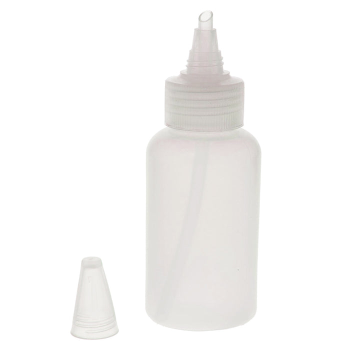 2 Pack Snifter Bottles Gold Panning Heavy Duty Plastic w/ Nozzle Mining Outdoors