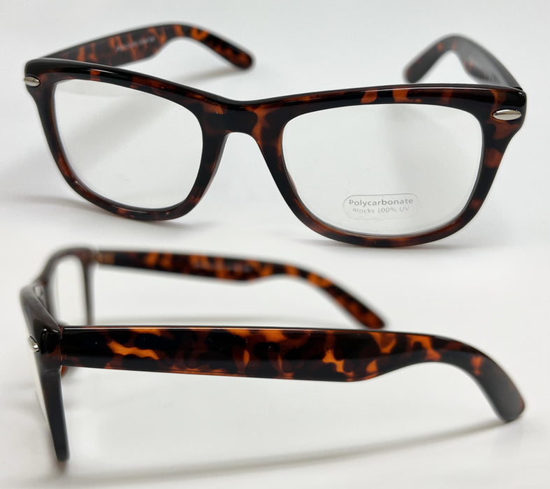 1 Pair Fashion Glasses Nerd Retro Colors Unisex Mens Womens Clear Lens Eyewear