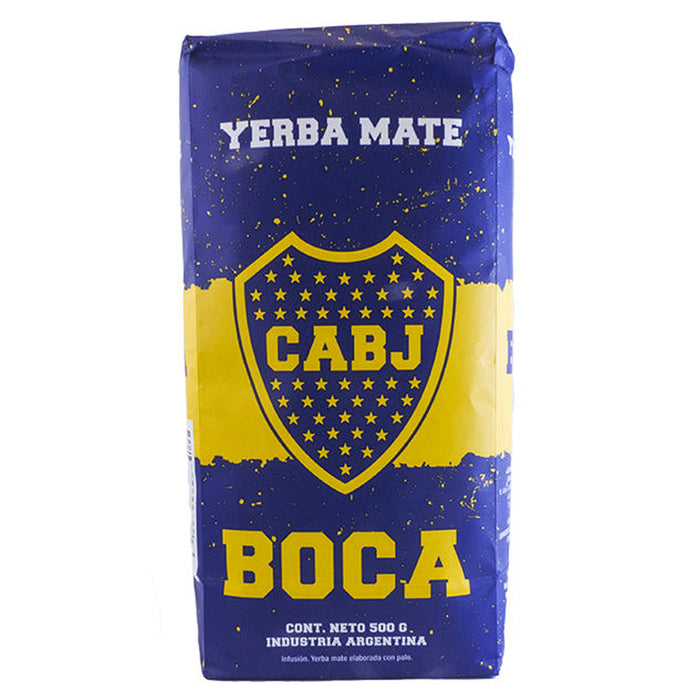 Yerba Mate con Palo Cachamate 500gr Argentina Boca Juniors Loose Leaf Tea 1.1 lb