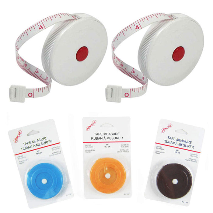 3 Pack Sewing Tape Measure Small Retractable Measuring Tape for