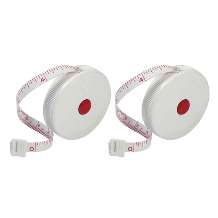 2 Pack Soft Tape Measure for Body Sewing Fabric Tailor Cloth Craft