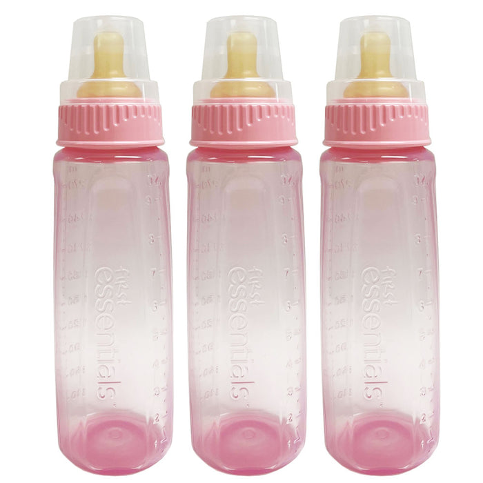 3PCS Nuk Baby Bottle BPA Free First Essentials 9Oz Leak Proof