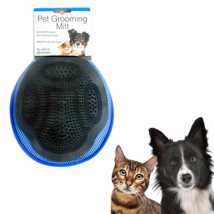 2 Pet Brush Hair Remover Grooming Cat Dog Massage Bath Fur Glove Comb Scrub
