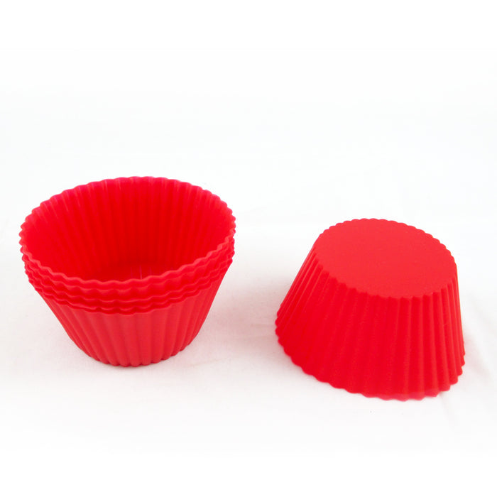12 Silicone Cupcake Liner Holders Bake Muffin Dessert Baking Chocolate Cups Mold