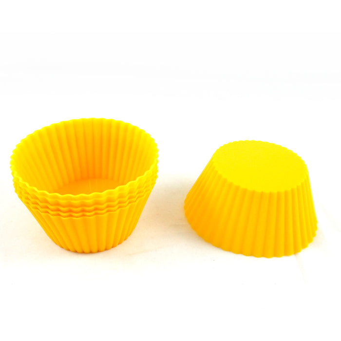 12 Silicone Cupcake Liner Holders Bake Muffin Dessert Baking Chocolate Cups Mold