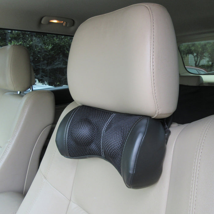 2 PC Neck Rest Pillow Headrest Adjustable Strap Driving Home Office Relieve Pain