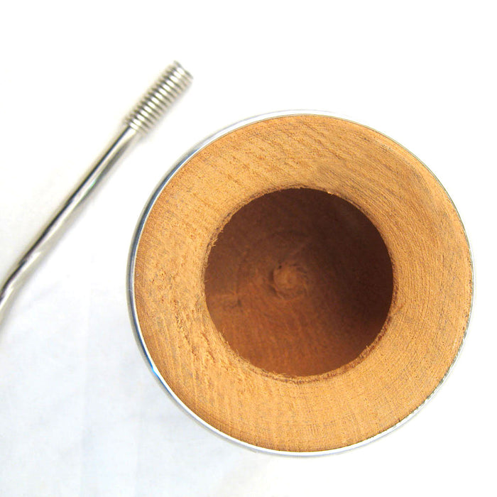 ARGENTINA MATE GOURD YERBA TEA WITH STRAW BOMBILLA KIT HEALTHY DIET DRINK 0287 !