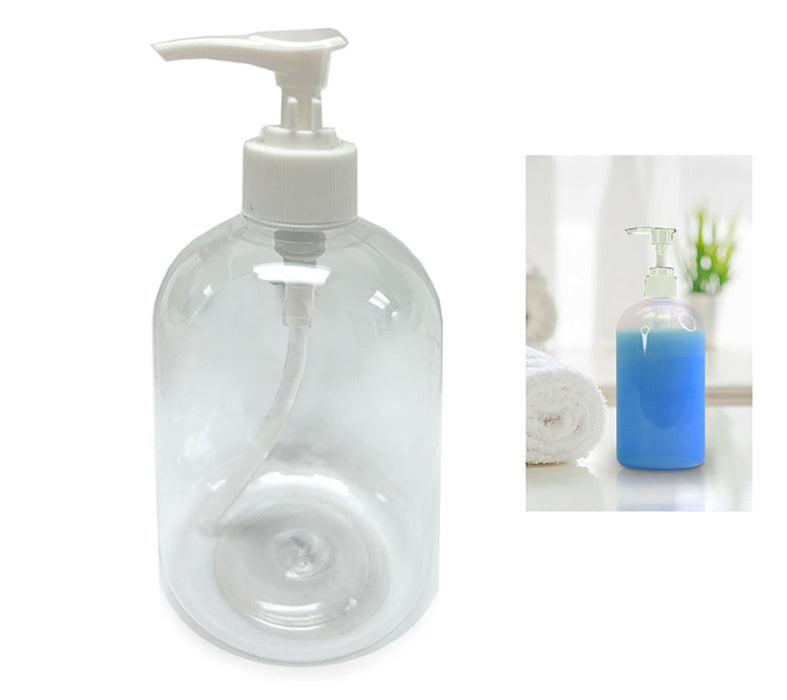 Refillable Liquid Soap Dispenser Pump Lotion Empty Bottle Plastic Spray 11oz Jar
