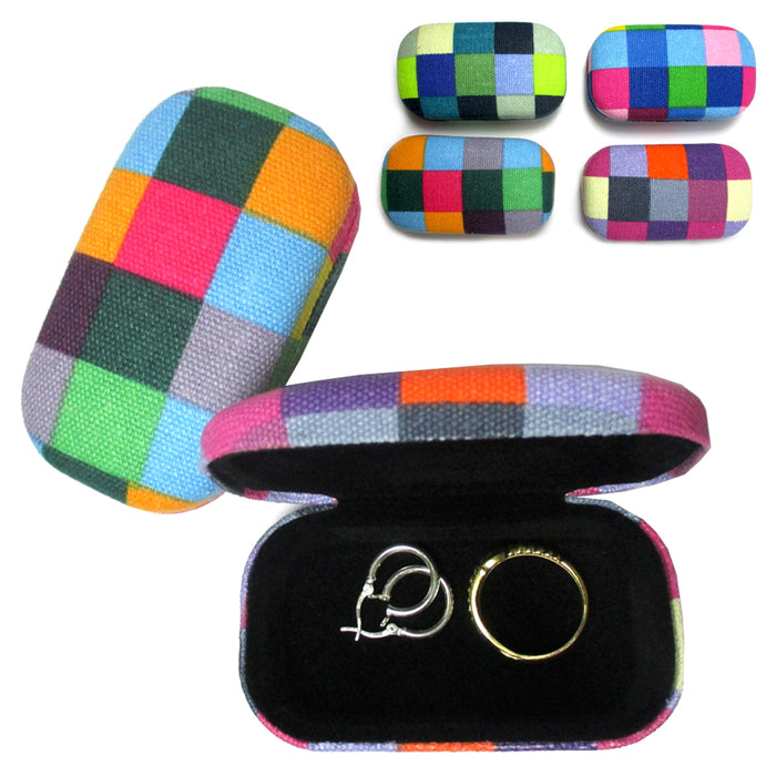 Mini Storage Case Jewelry Box Cute Pill Container Organizer Velvety Texture Safe