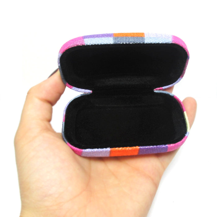 Mini Storage Case Jewelry Box Cute Pill Container Organizer Velvety Texture Safe
