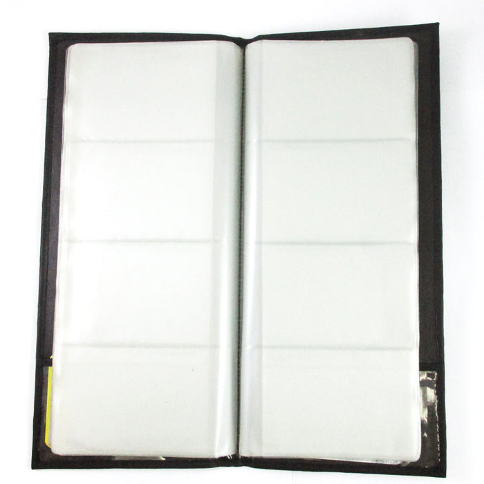 2 Business Card Holder 160 Removable Organizer Book Wallet Case Office Brown