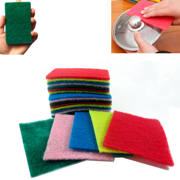 24 Ct Scouring Pads Medium Duty Home Kitchen Scour Scrub Cleanning Pad Wholesale