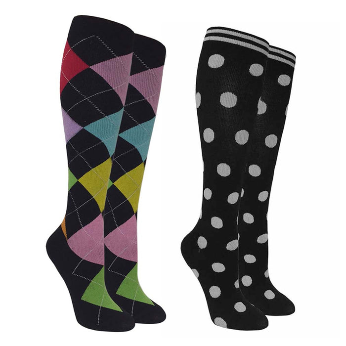 1 Pair Compression Socks Women Men 8-15 mmHg Circulation Support Athletic Sports