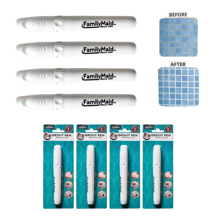 4 Tile Grout Marker Repair Marker Wall Pen White Odorless Non Toxic Floor Tiles
