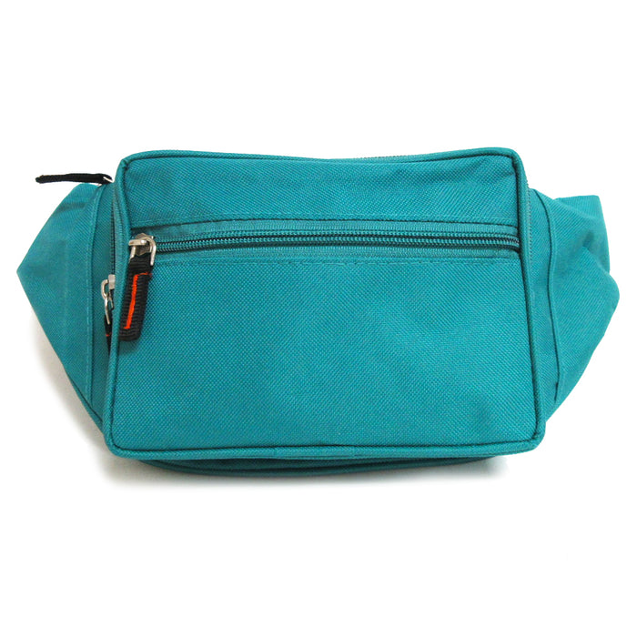 Waist Fanny Pack Adjustable Bag Travel Pouch Men Women Sport Hip Purse Turquoise