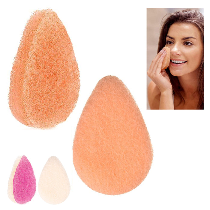 24 Pc Cleansing Facial Sponge Loofah Face Gentle Exfoliating Buff Puff Pads Bath
