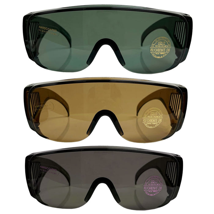 1 Large Fit Over Sunglasses Safety Glasses Over All Lens UV Protection Glasses