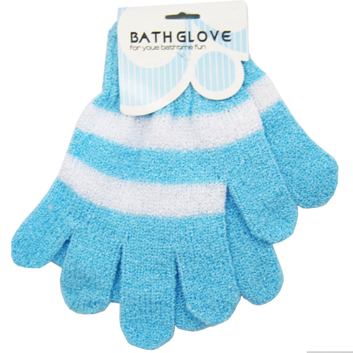 Shower Gloves 12 Pair Exfoliating Bath Gloves Body Scrub Beauty Spa Massage Skin