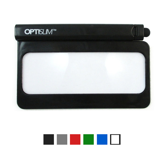 6 PC Reading Magnifier 3 in 1 Slim Loup Pen Small Fonts Low Vision Fits Wallet