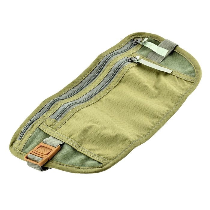 2 Travel Pouch Hidden Passport ID Holder Compact Security Money Waist Belt Bag !