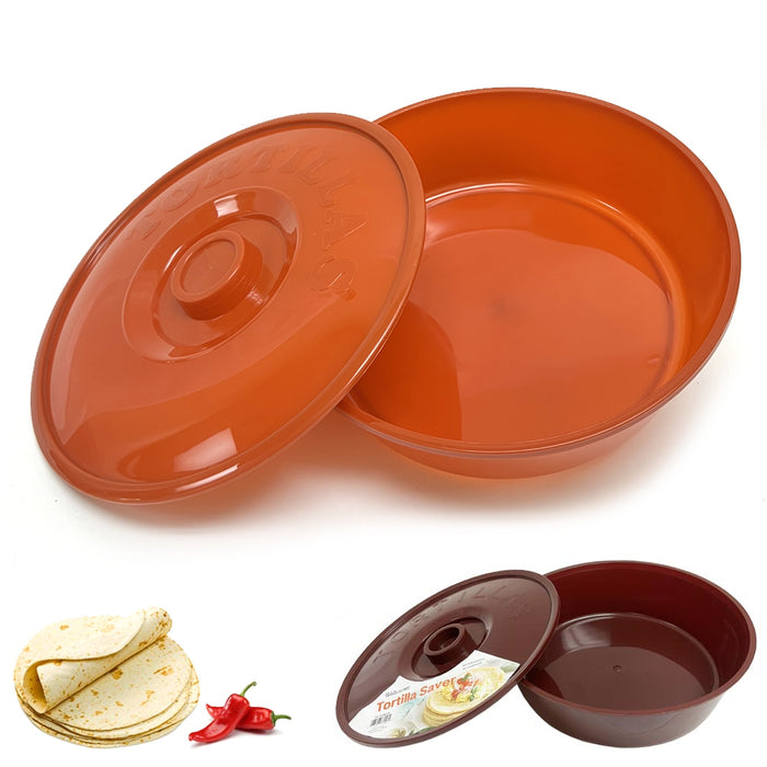1 Pc Mexican Tortilla Warmer Pancake Keeper Tacos Container Server Round 8 Inch