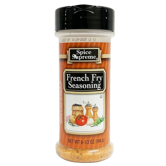 French Fry Seasoning 6.5 Ounce Jar Seasoned Fries Cooking Dry Rub Meats Veggies