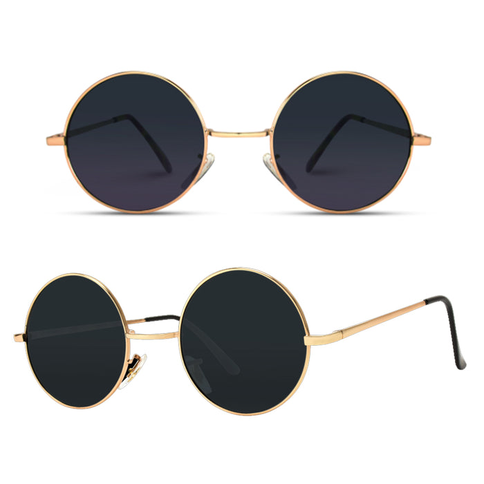 Kids John Lenon Sunglasses Boy Girl Toddler UV Metal Frame Classic Hippie Small